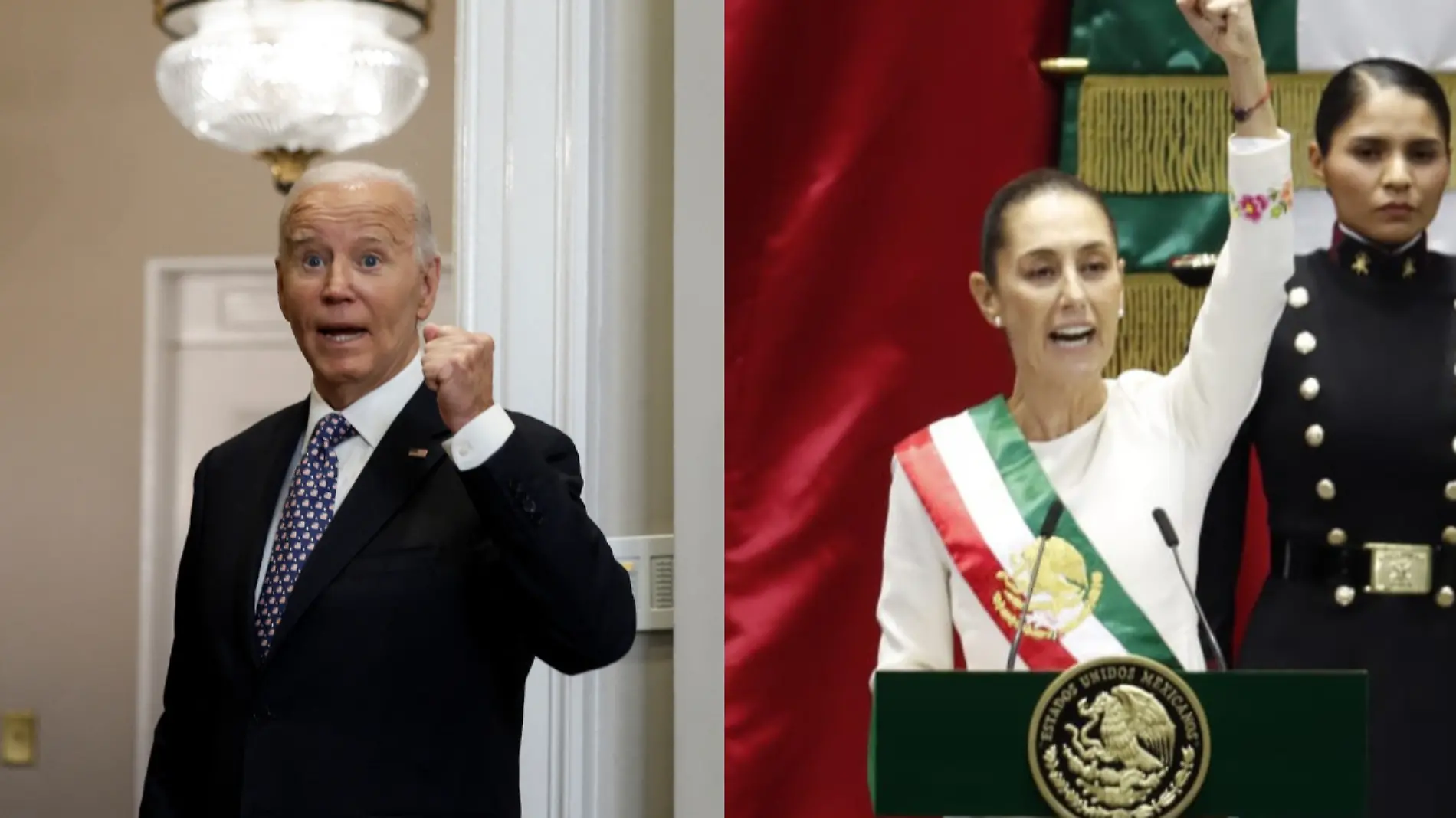 Sheinbaum y biden